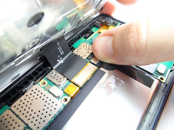 Seat the battery and connect it to the logic board.