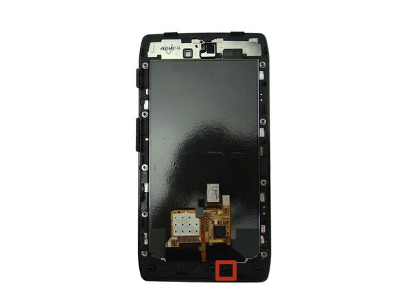 Picture 1: Check the replacement display for the microphone gasket.