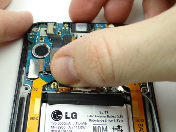 Connect the battery to the logic board.