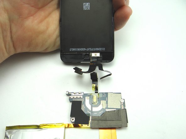 The front panel can now be separated from the logic board.