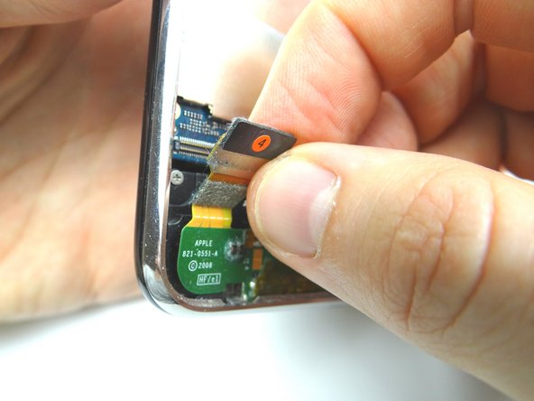 Picture 3: Squeeze foam back onto cable connector.