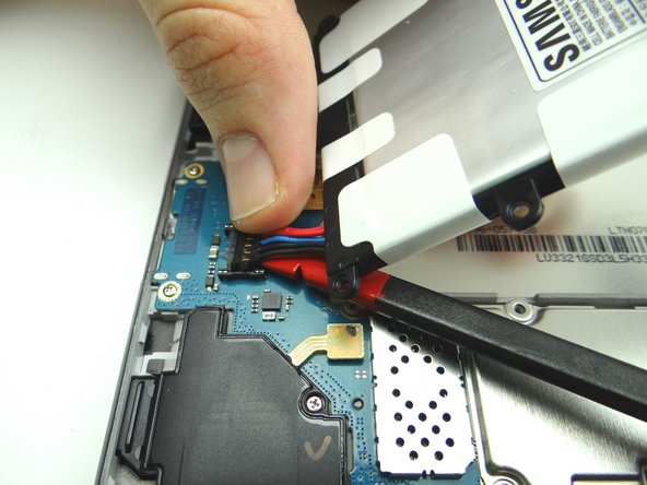 Place battery in ZONE V.