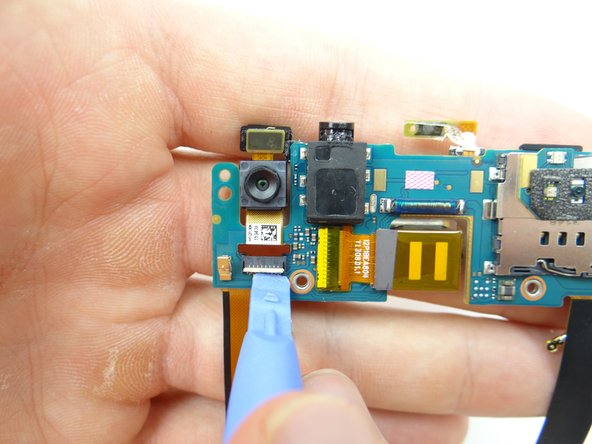 Picture 3: Open ZIF connector.