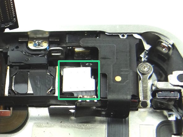 Pull the front-facing camera free from the iPhone. Place in COMPARTMENT D.