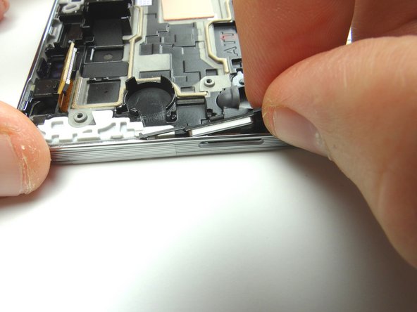 Remove the power button and place it in COMPARTMENT F.