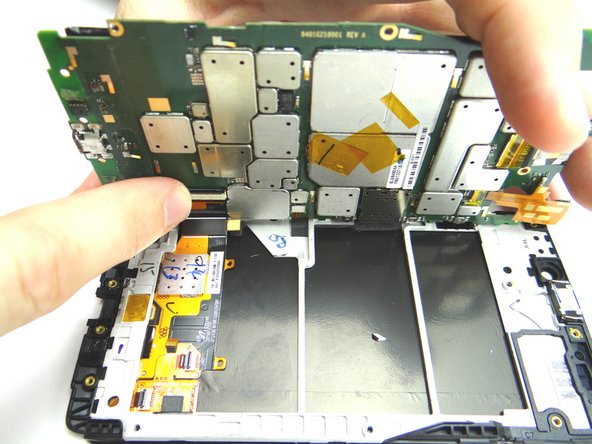 Close the ZIF connector black bar.