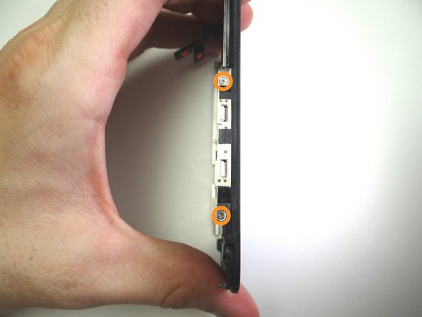 Picture 1: Replace two 1.7 mm screws on right side of front panel from SLOT 3.