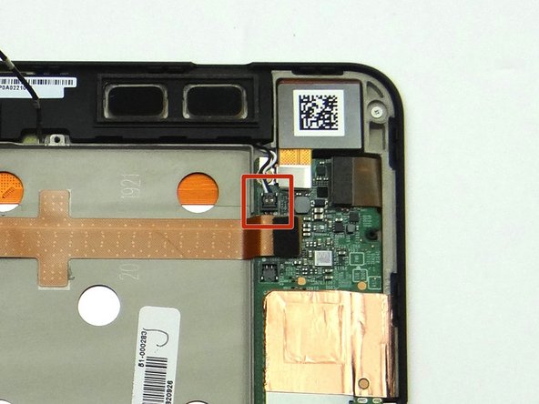 Pictures 2 &amp; 3: Reconnect speaker cable.