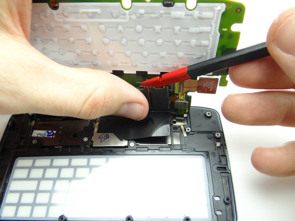 Lift the logic board away from the front panel and place it in ZONE IV.