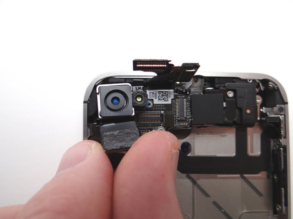 Remove the Rear Camera with your fingers.  Place in COMPARTMENT C.