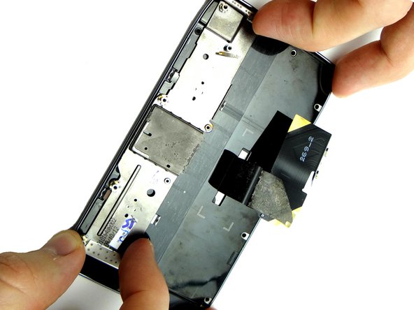 Picture 1: Spin the display assembly 120° clockwise into the orientation pictured.