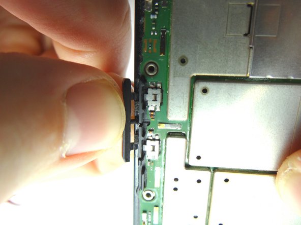 Picture 3: Push volume rocker into place.