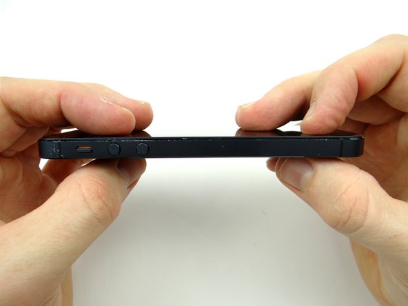 Pictures 1 &amp; 2: Check around the perimeter of the device to ensure the display is fully seated.