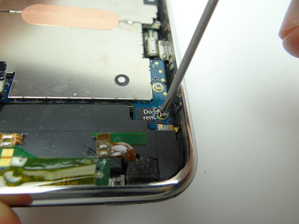 Picture 1: From SLOT 4, replace the 3 mm 'Do not remove' screw.