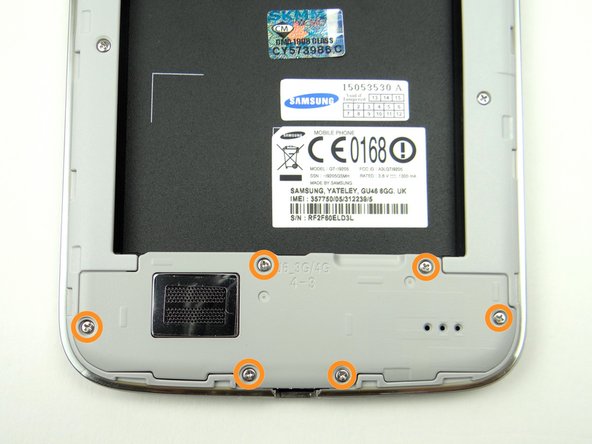 Replace six 3.4 mm #00 Phillips screws securing loudspeaker from SLOT 1.