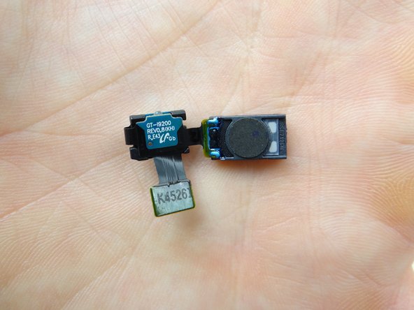 From COMPARTMENT C seat earpiece speaker / infrared sensor assembly: