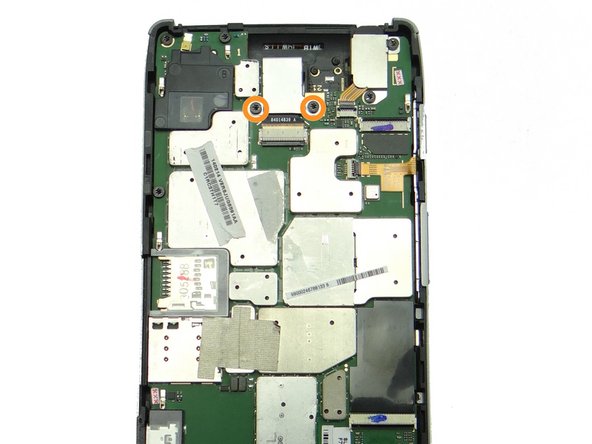 From SLOT 2, replace two 3.6 mm T5 Torx screws.