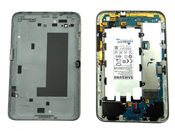 Picture 3: Place battery cover in ZONE V.