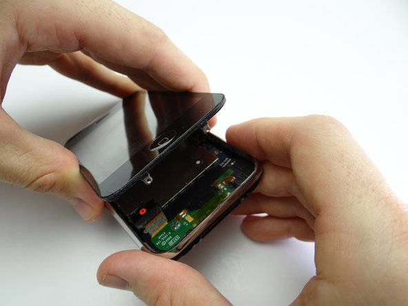 Pictures 1 &amp; 2: Carefully continue pulling up the front panel until it reaches a 45° angle.