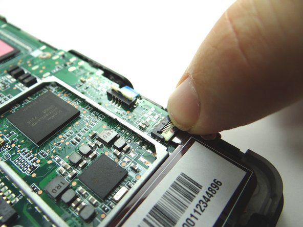 Picture 3: Close ZIF connector.