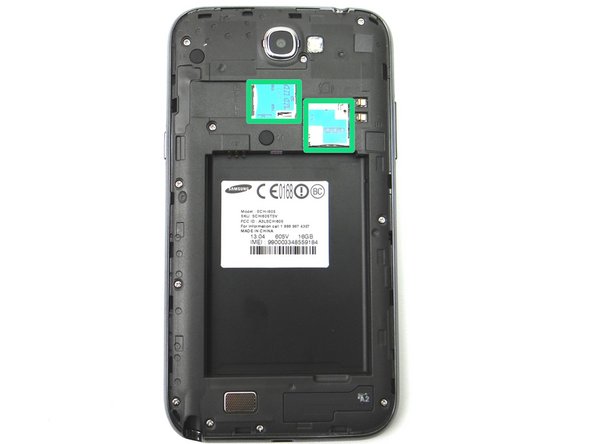 Replace the SIM card and SD card from COMPARTMENT A.