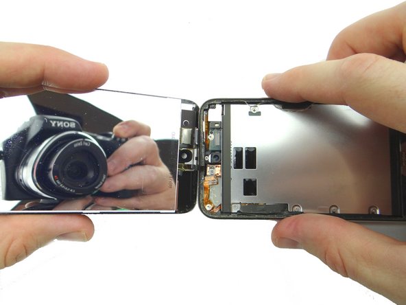 Lay the display assembly flat on the worktable.