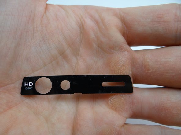 Picture 2: Once the rear camera trim is completely free, place in COMPARTMENT C.