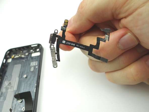 Picture 2: Place the power button assembly / volume button assembly in ZONE III.