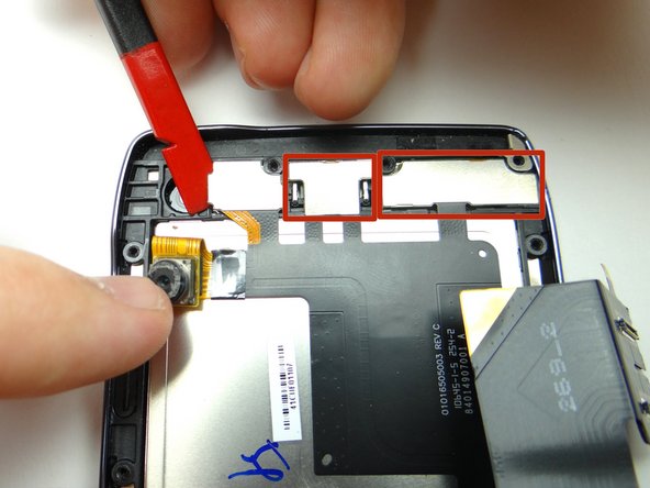 Picture 2: Lift the three sensors up from their sockets.