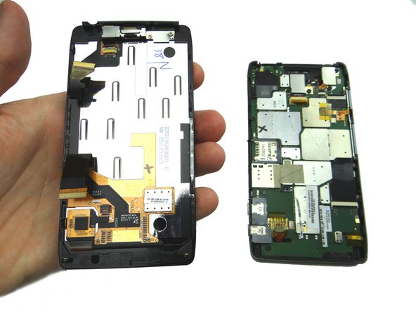 Separate the front and rear panels and place them in ZONES I &amp; II.