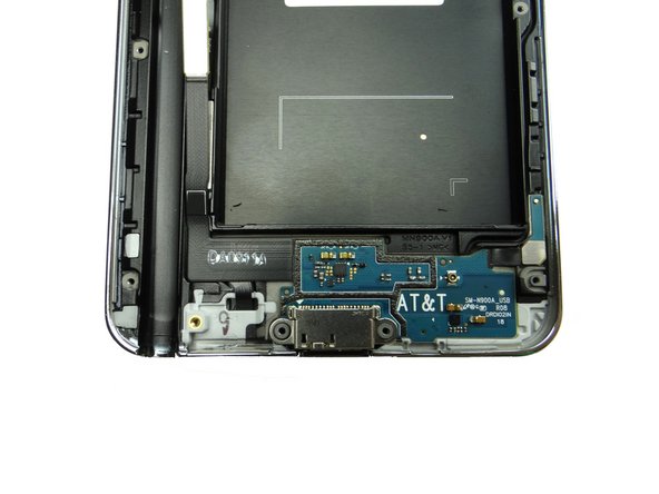 Make sure the assembly is lined up squarely on the front panel.