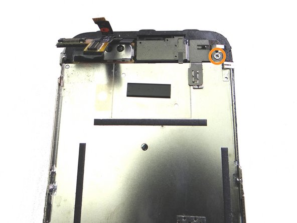 Picture 3: Replace the 1.6 mm Phillips screw on bracket on the back of the screen from SLOT 2.