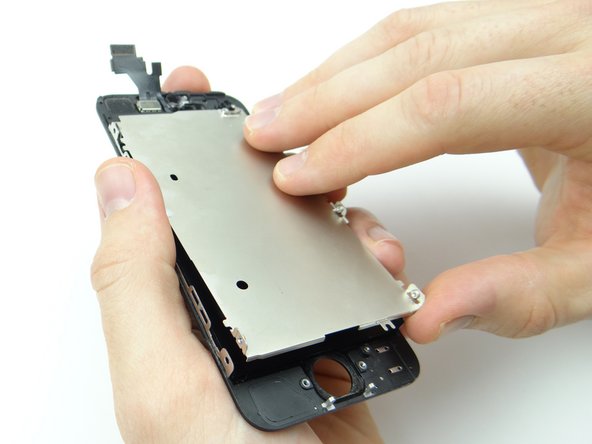 Picture 1: Seat LCD shield from ZONE II on display assembly.