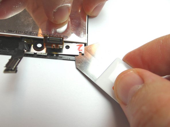 Never use metal tools on a working display: