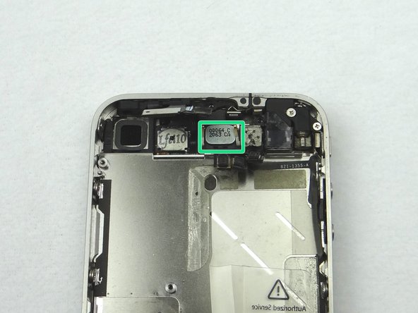 Replace earpiece speaker from COMPARTMENT D.