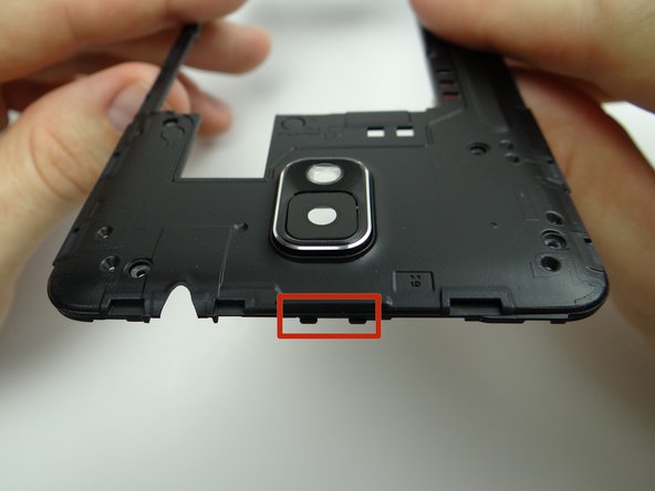 Replace mid-frame from ZONE II.  Note the clips at the top of the mid-frame.