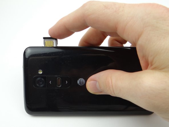 Replace the SIM Card and Tray from COMPARTMENT A.