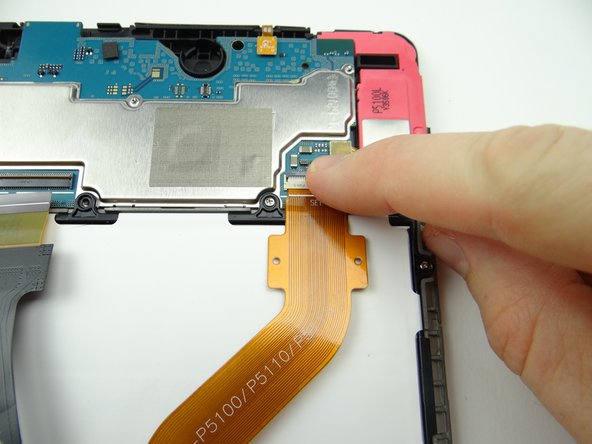 Close ZIF connector black swing bar.