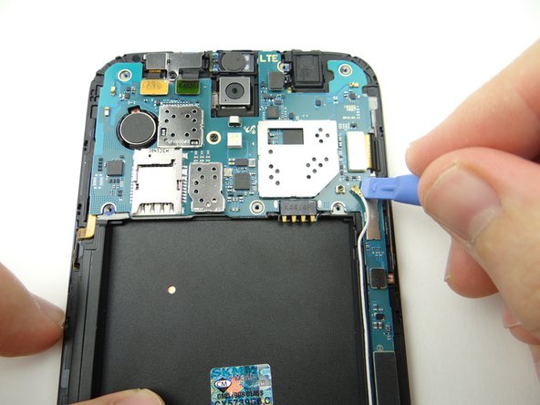 Use blue pry tool to disconnect top.