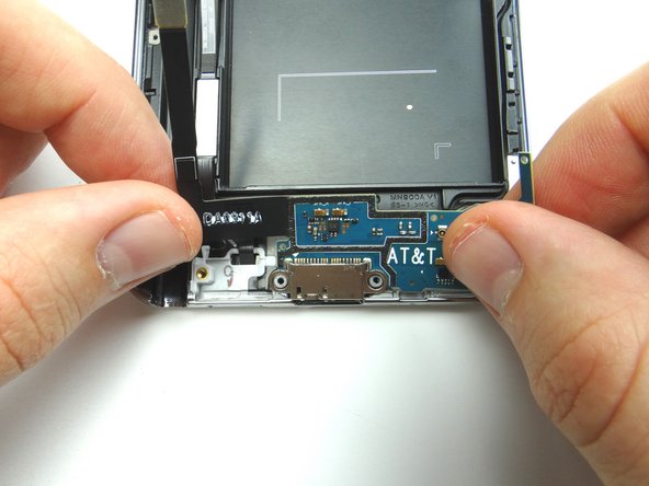 Make sure the assembly is lined up squarely on the front panel.