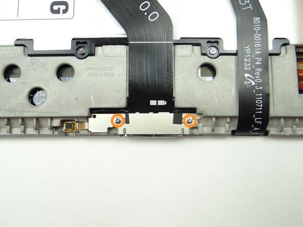 Picture 3: Replace two 2.9 mm #00 Phillips screws securing charging port from SLOT 2.