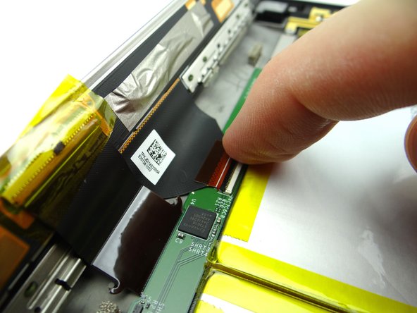 Close the ZIF connector.