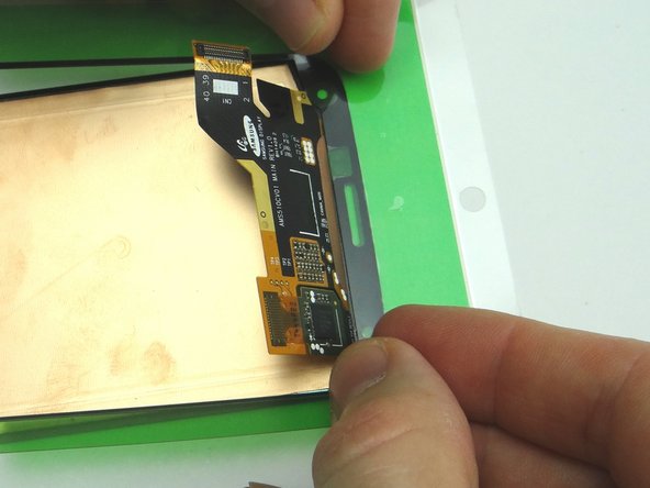 Picture 3: Make sure the openings for the front camera, sensors, and earpiece speaker are properly aligned.