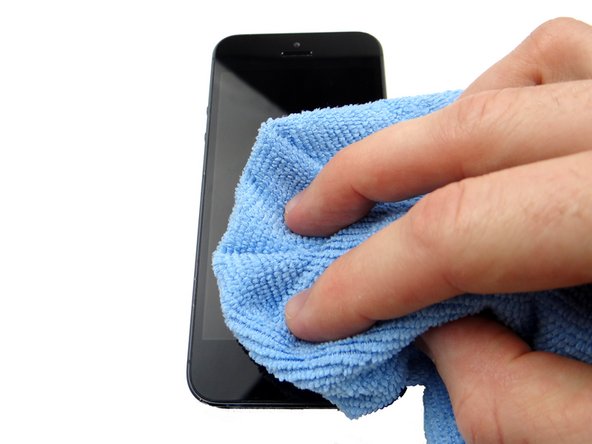 Remember to use a chamois cloth to wipe off the screen before returning it to the customer!