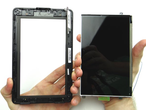 Separate the LCD from the front glass.