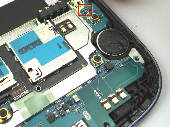 Use your index finger to reattach the wifi antenna cable.