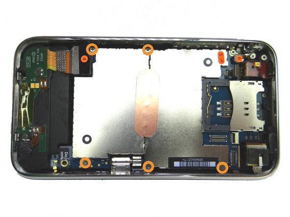 Picture 3: Remove five 2.3 mm Phillips screws.  Place in SLOT 6.