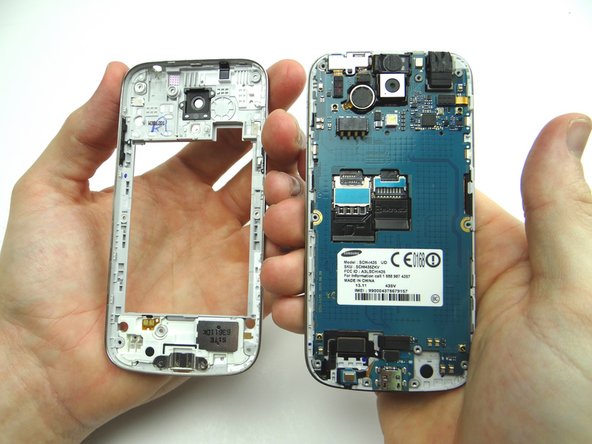 Put the mid-frame in ZONE II and front panel in ZONE III.