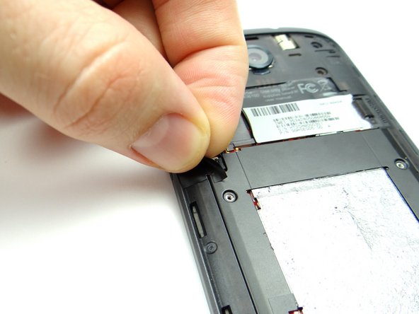 Picture 1: Cover ZIF connector with tape from COMPARTMENT B.