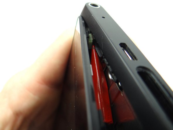 Picture 3: You may have to use the spudger to nudge the proximity sensor into place.